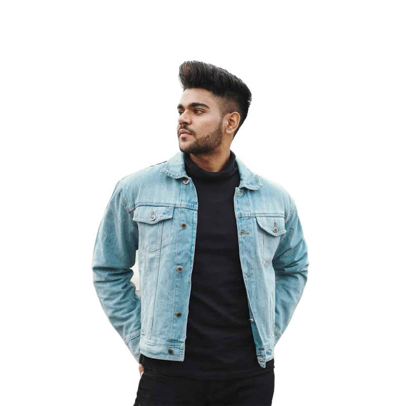 Person with background removed using AI background remover